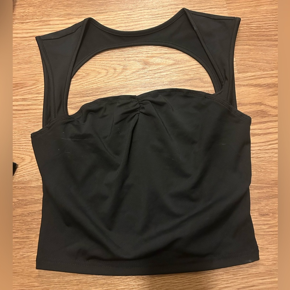 Black Sleeveless Women's Tank Top